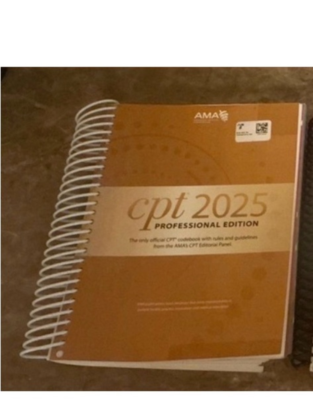 CPT 2025 Professional Edition Spiral Reference - Brown